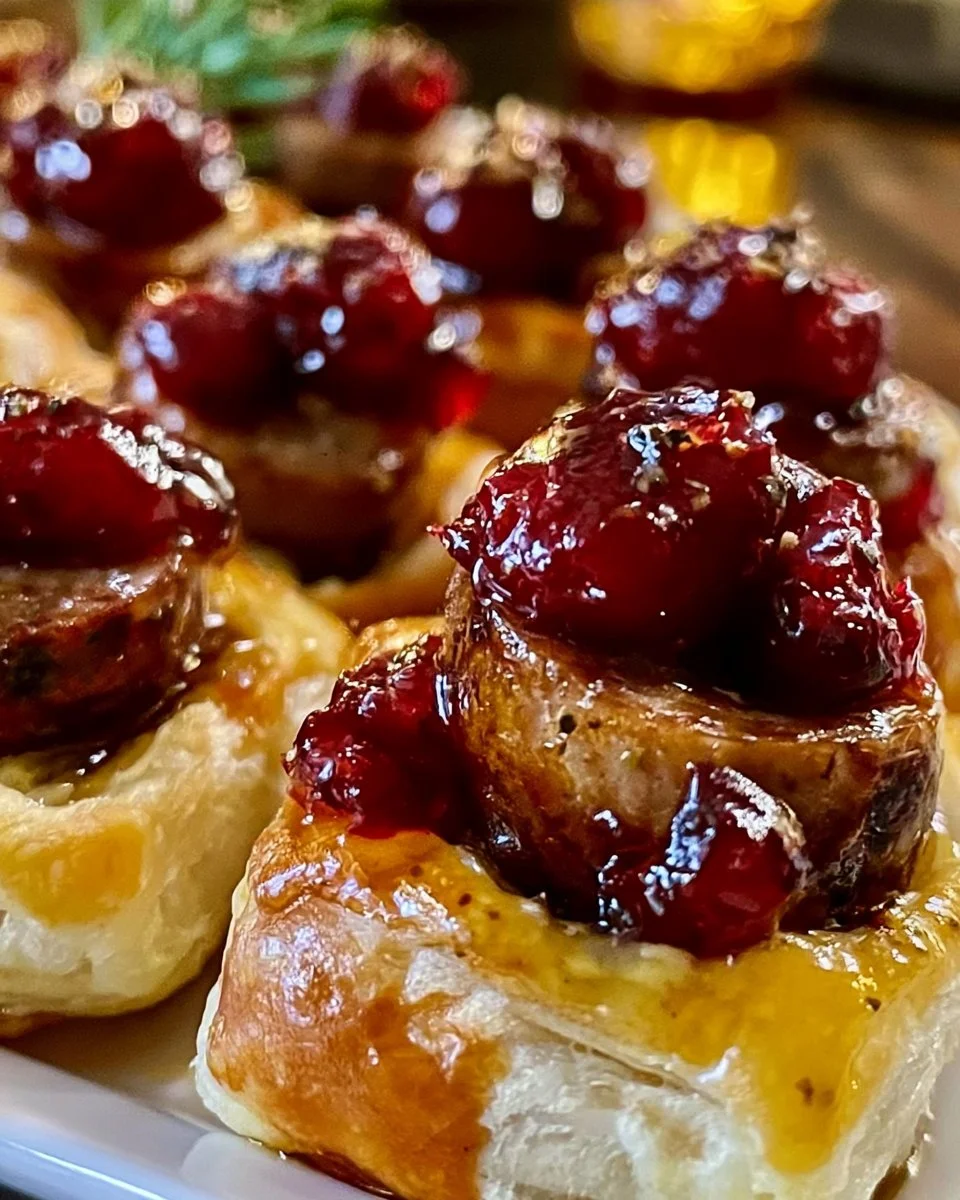 Geräucherte Wurst mit Cranberries