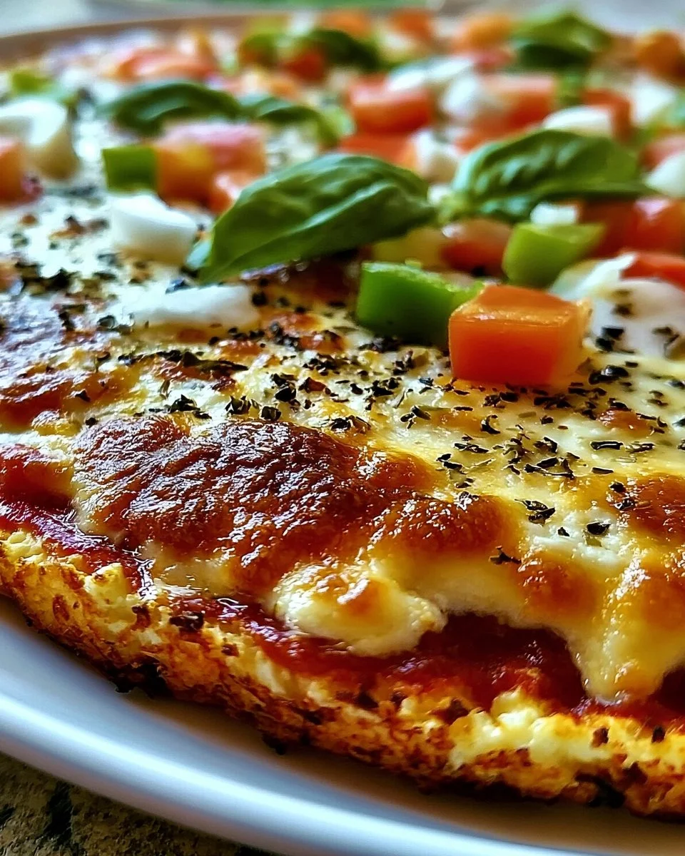 3-Zutaten-Hüttenkäse-Pizza