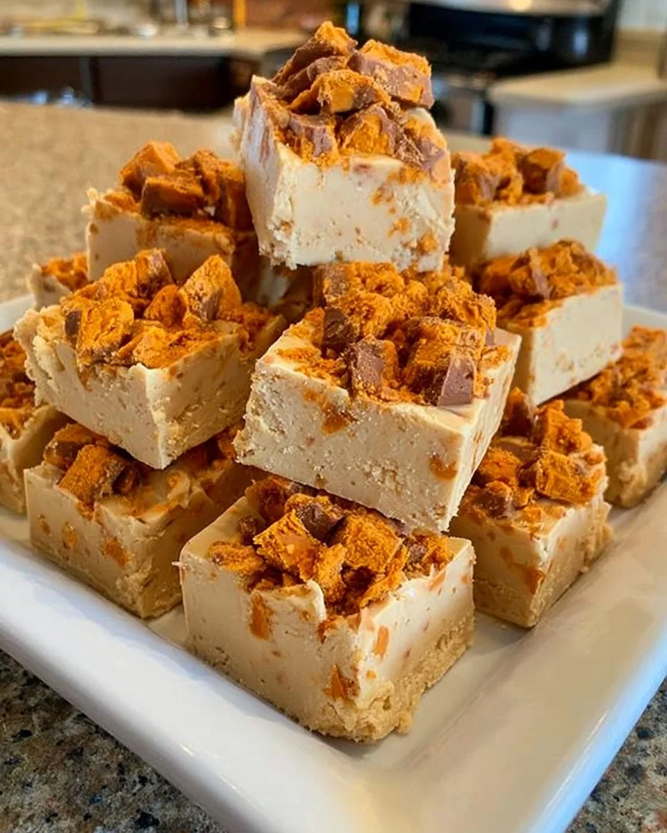 Butterfinger Erdnussbutter-Fudge