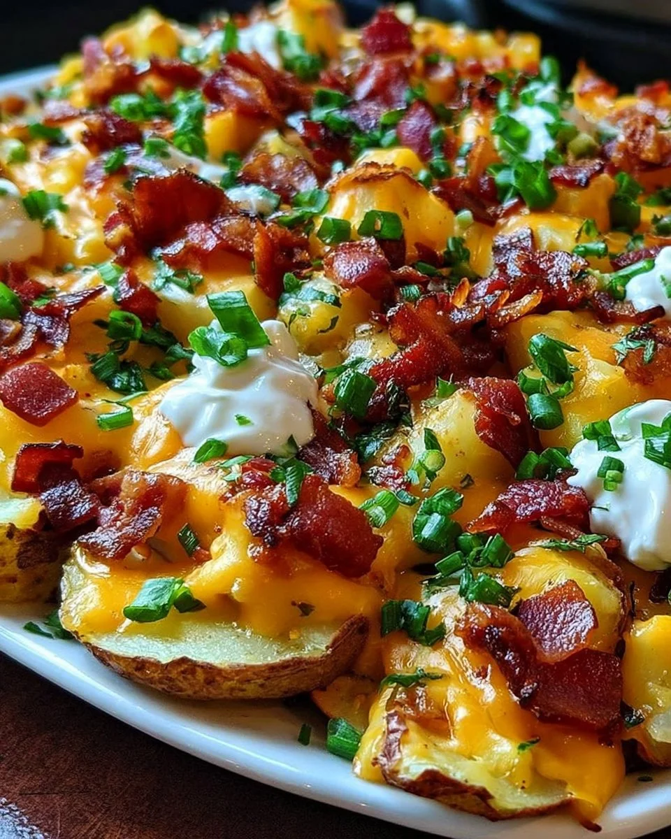 Irische Kneipen-Nacho-Kartoffeln