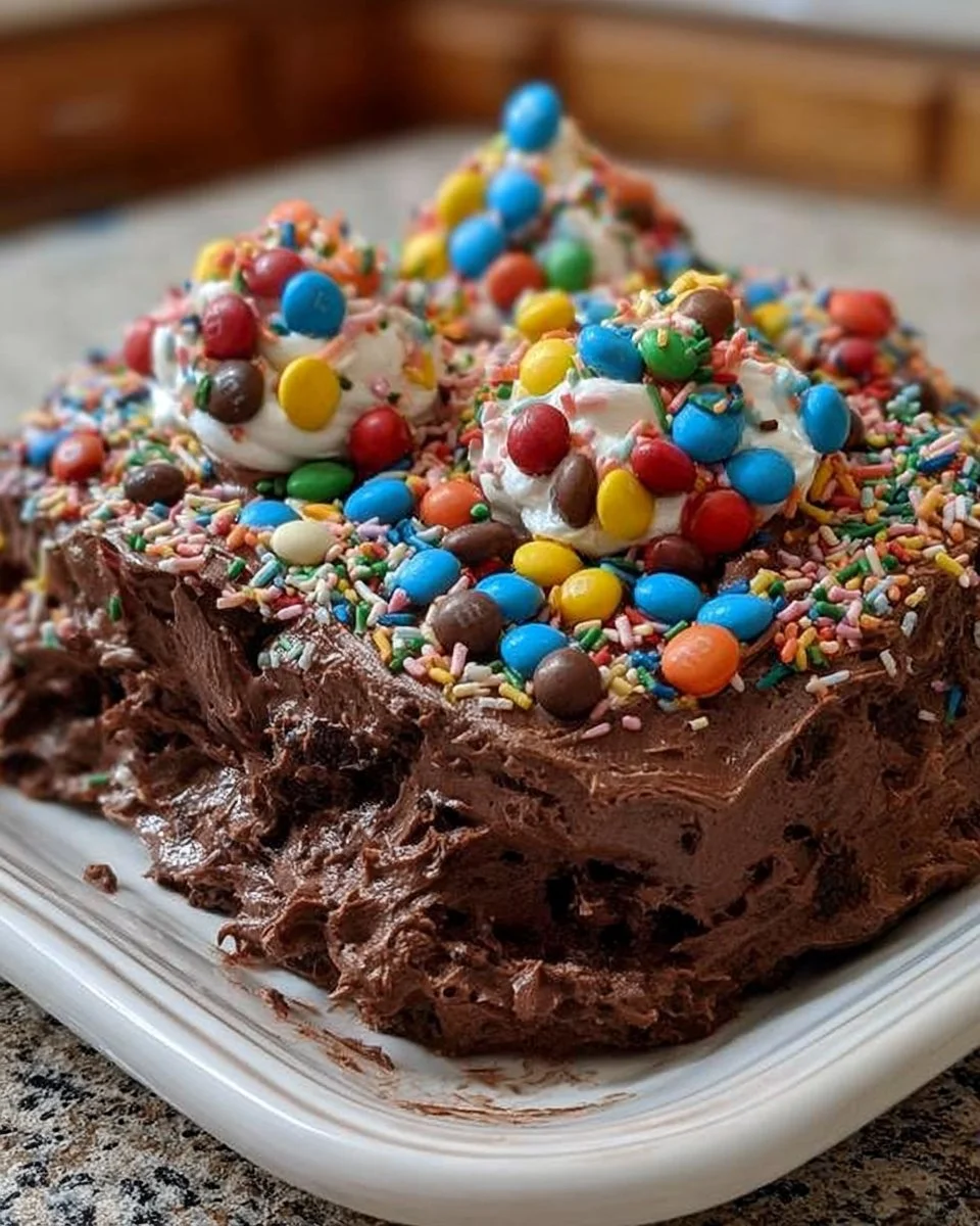 M&M’s Brownie-Teig-Fluff