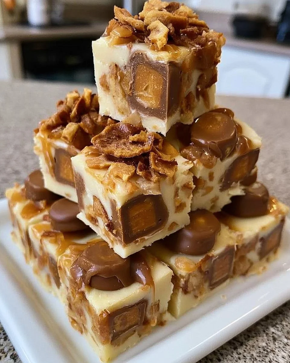 Rolo Karamell-Apfel-Fudge