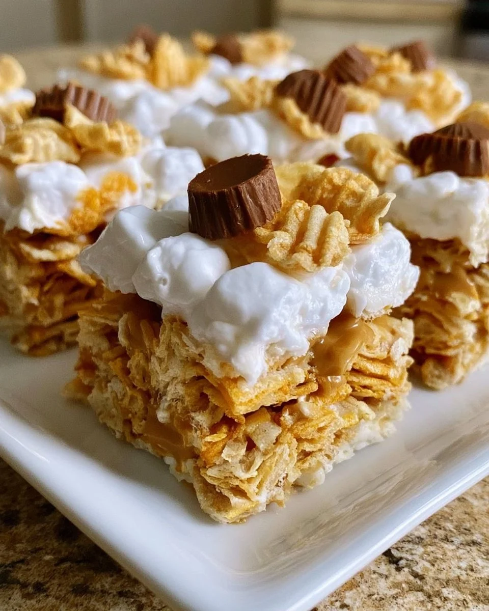 Ruffles Peanut Butter Marshmallow Treats