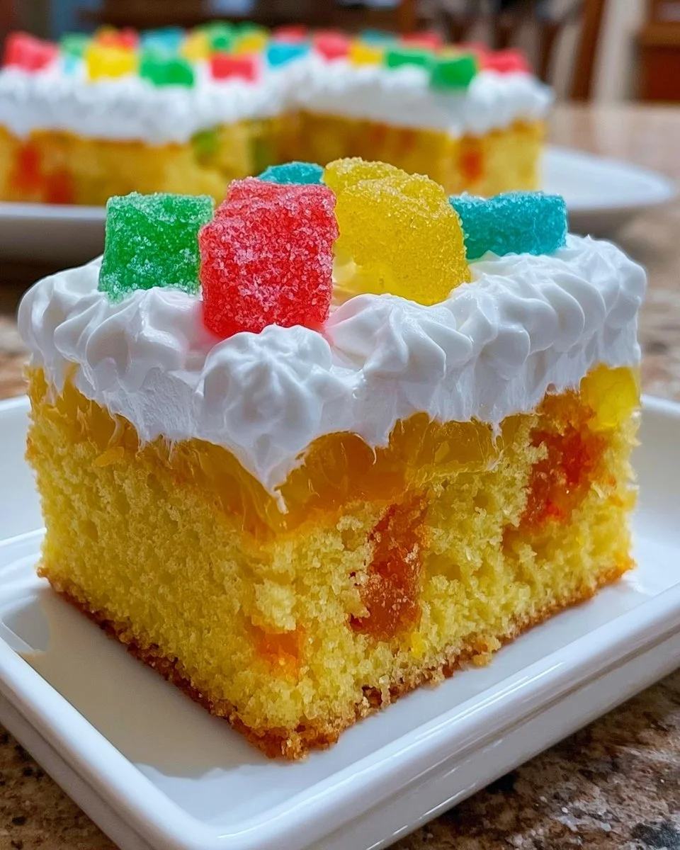 Sour Patch Kids Limonade-Poke-Kuchen